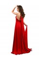 Sleeveless Halter Neck Spandex Red Long Formal Dress