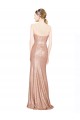 Sleeveless Sweetheart Sequin Rose Gold Long Formal Dress