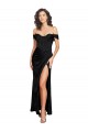 Sleeveless Sweetheart Silky Satin Black Long Black Tie Formal Dress