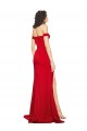 Sleeveless Sweetheart Silky Satin Red Long Formal Dress