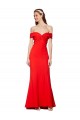 Sleeveless High Neck Stretch Crepe Red Long Mermaid Formal Dress