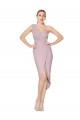 Sleeveless Sweetheart Chiffon Primrose Cocktail Length High Low Formal Dress