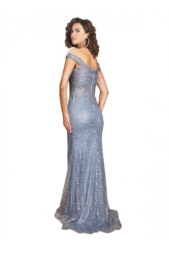 Sleeveless Sweetheart Sequin Long Formal Dress