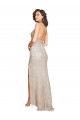 Sleeveless Sweetheart Sequin & Sparkling Sequin Champagne Long Black Tie Formal Dress