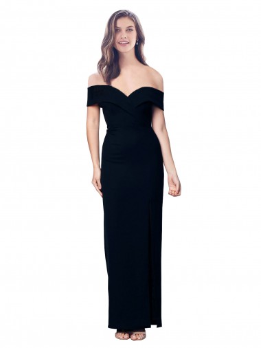 Affordable Sleeveless Sweetheart Stretch Crepe Black Long Formal Gowns UK