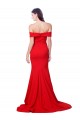 Sleeveless Sweetheart Stretch Crepe Red Long Formal Gowns